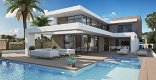 Calpe nieuwbouw villa met zeezicht Costa Blanca - 1 - Thumbnail