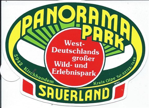 sticker Panoramapark - 1