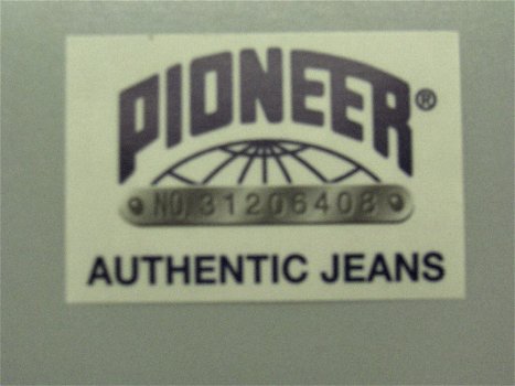 sticker Pioneer authentic jeans - 1