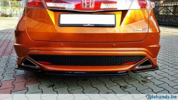 Honda Civic VIII S / R 2006 t/m 2011 Rear Side Splitters - 2