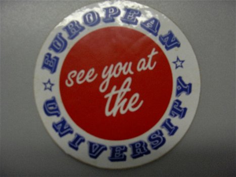 sticker European University - 1