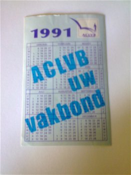 stickers ACLVB vakbond - 4