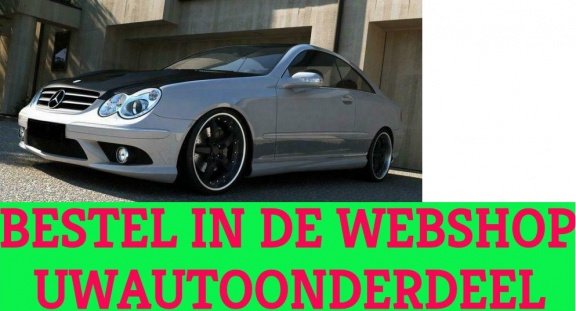 Mercedes CLK W209 AMG Look versie 2 Sideskirts - 1