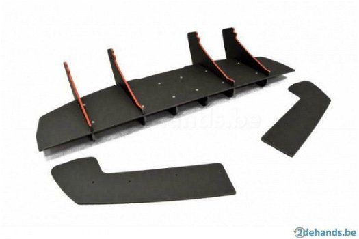 Ford Mustang GT MK6 Racing Centre Rear Splitter - 8