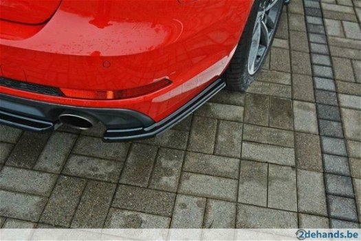 Audi A4 B9 S Line Dubbele uitlaat S4 RS4 Rear Side Splitters - 4