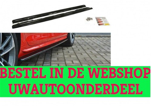 Audi a4 b9 s line s4 rs4 tdi tsi avant sideskirt diffuser - 1