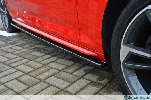 Audi a4 b9 s line s4 rs4 tdi tsi avant sideskirt diffuser - 4