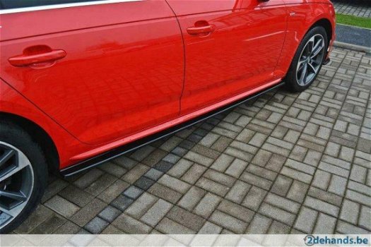 Audi a4 b9 s line s4 rs4 tdi tsi avant sideskirt diffuser - 5