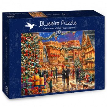 Bluebird Puzzle - Christmas at the Town Square - 2000 Stukjes - 2