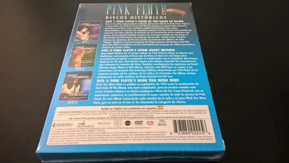 Pink Floyd Discos Historicos 3 dvd box nieuw en geseald - Afbeelding 2