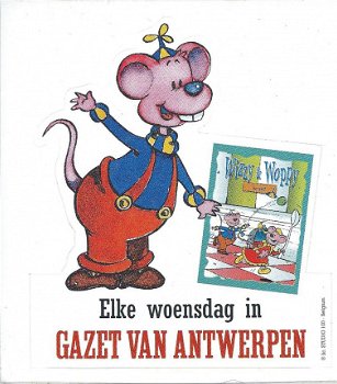 sticker Gazet Van Antwerpen - 1