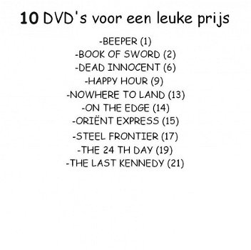 DVD MIX 10 STUKS - 1