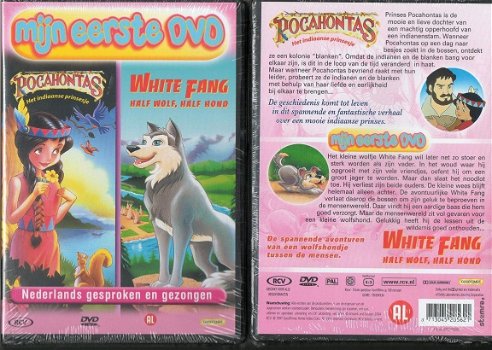 POCAHONTAS & WHITE FANG 191 KINDER DVD 2 SPROOKJES - 1