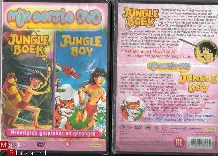 JUNGLE BOEK & JUNGLE BOY 194 KINDER DVD 2 SPROOKJES - 1