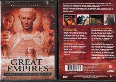 GREAT EMPIRES DE OPKOMST EN ONDERGANG VAN DE GROTE BESCHAVING 4DVD-BOX. - 1