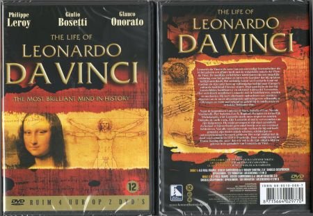 DA VINCI LEONARDO THE LIFE OF .. 2 DVD BOX NIEUW - 1