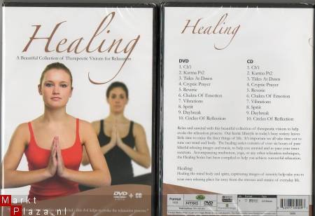 RELAX EN ONTSTRES HEALING DVD EN CD in één box NIEUW - 1