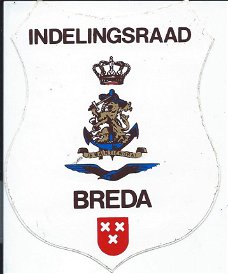 sticker indelingsraad Breda