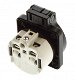 Inbouw contactdoos zwart 230V 16A IP54 - 1 - Thumbnail