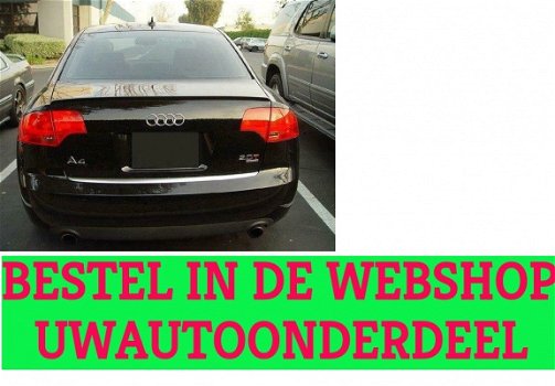 Audi A4 / S4 / RS4 8E B7 Achterklep Spoiler - 1