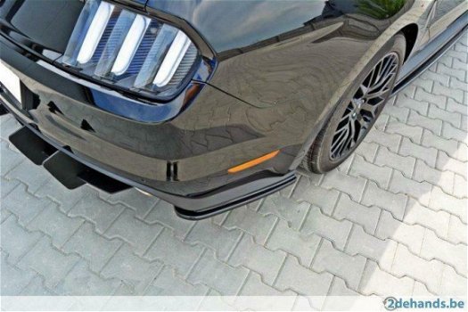 Ford Mustang GT MK6 Rear Side Splitters - 2