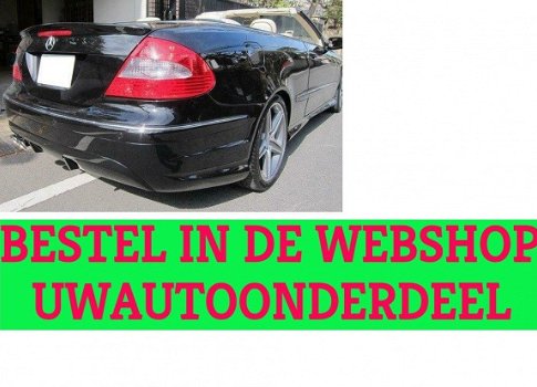 Mercedes CLK W209 Coupe en A209 Cabriolet Achterklep Spoiler - 1