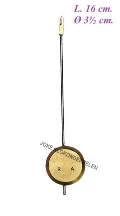 === Franse pendule slinger = gebruikt === 40166
