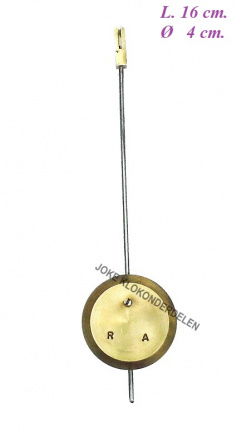 === Franse pendule slinger = gebruikt === 40165