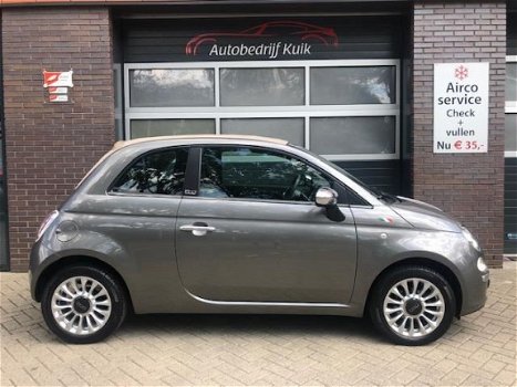 Fiat 500 - 1.2 Lounge Cabriolet lage km stand 52262 airco - 1