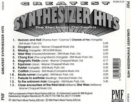 CD Greatest Synthesizer Hits - 1