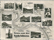 Duitsland Gruss aus der Sachs.Schweiz 1962