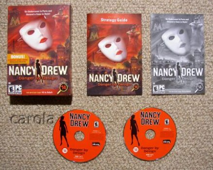 Nancy Drew Danger by Design + Strategy Guide - 1