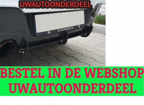 Bmw 1-Serie F20 M Pakket Centre Rear Side Splitters - 1