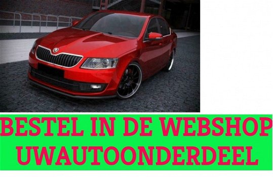 Skoda Octavia III Versie 1 Tdi Tsi DSG Voorspoiler spoiler - 1