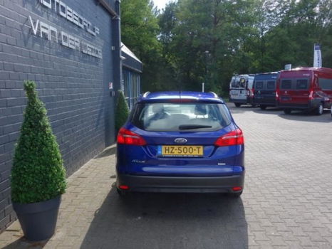 Ford Focus Wagon - 1.0 Titanium 125PK, Airco, Benzine, Cruise Control, Blauw, PDC, Lichtmetalen velg - 1