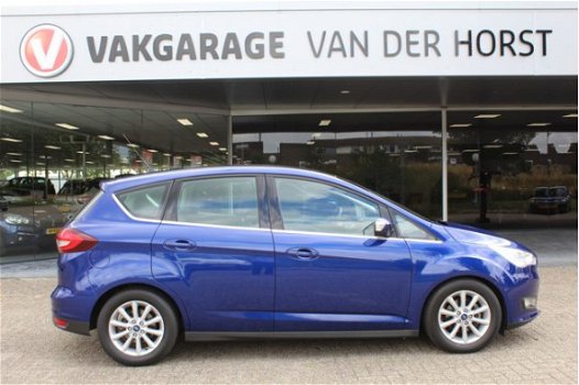 Ford C-Max - 1.0-125pk EcoBoost Titanium. Panodak, navi, elektr. achterkl. Luxe uitvoering met panor - 1