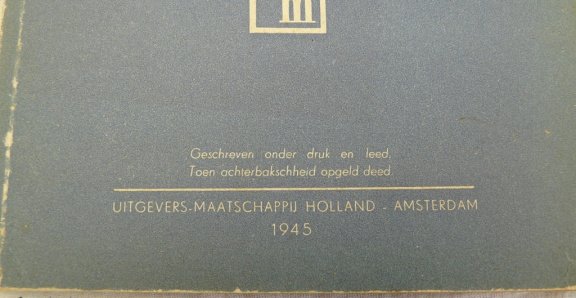 Boekje, uit de bezettingstijd 1940-1945, Zwarte handel, door A.J.A.C. van Delft, Amsterdam 1945. - 2