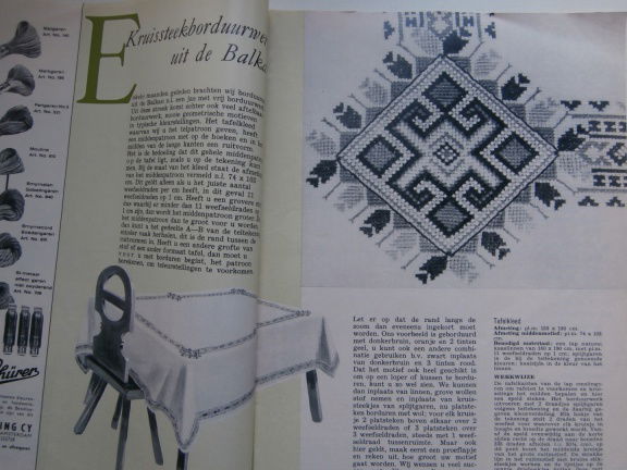Maandblad voor Handwerken Ariadne nummer 255, maart 1968 - Afbeelding 3