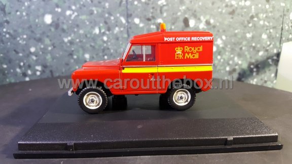 Land Rover series IIa Royal Mail rood 1:43 Oxford - 1