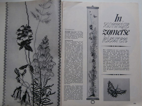 Maandblad voor Handwerken Ariadne nr 259/260, juli/augustus 1968 Veel spreien - Afbeelding 2