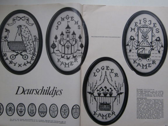 Maandblad voor Handwerken Ariadne nr 259/260, juli/augustus 1968 Veel spreien - Afbeelding 3