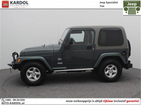 Jeep Wrangler - 4.0 Hardtop & Softtop Sahara | Rijklaarprijs | Airco | Cruise | LM | TH - 1