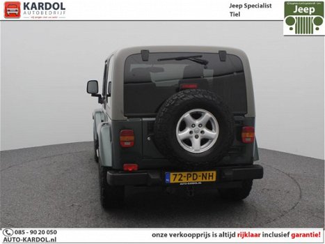 Jeep Wrangler - 4.0 Hardtop & Softtop Sahara | Rijklaarprijs | Airco | Cruise | LM | TH - 1