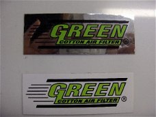 stickers Green cotton filters