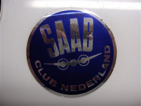 sticker Saab club Nedrland - 1