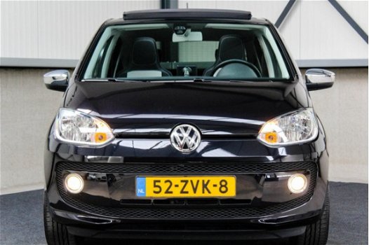 Volkswagen Up! - 1.0 high up BlueMotion ✅Black Up 60pk 2e Eig|NL|DLR|Panoramadak|Navigatie|Airco|PDC - 1