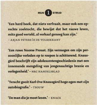 Karl Ove Knausgard = Vader - Mijn strijd 1 - 2