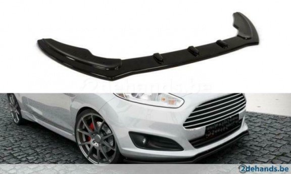 Voorspoiler Spoiler Ford Fiesta MK7 Facelift - 4