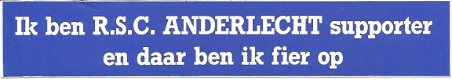sticker Anderlecht R.S.C. - 1 - Thumbnail