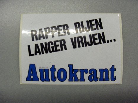 sticker Autokrant - 1